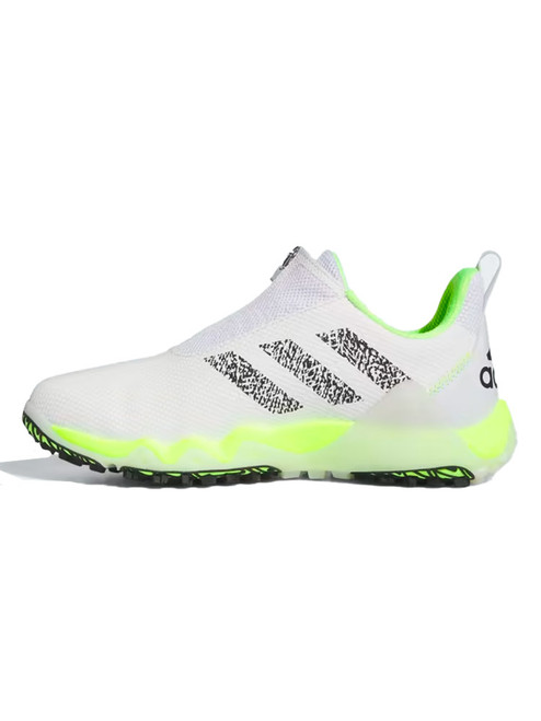 adidas Codechaos 22 BOA Glitch Golf Shoes - Core Black/Lucid Lemon